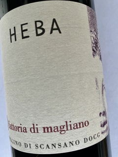 Fattoria di Magliano, Morellino di Sacansano, Heba 18 (BIO)