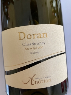 Kellerei Andrian, Chardonnay Riserva Doran 2018