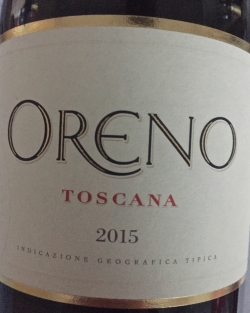 Oreno Rosso Toskana IGT 2015