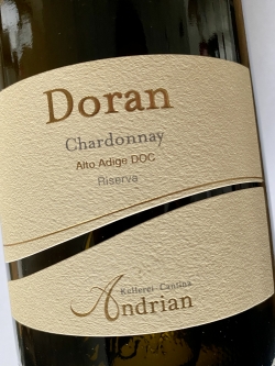 Kellerei Andrian, Chardonnay Riserva Doran 2017