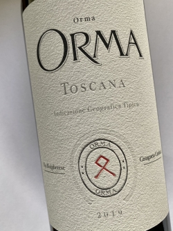 Orma Toskana Rosso IGT 2019