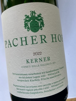 Pacherhof, Eisacktaler Kerner 2022