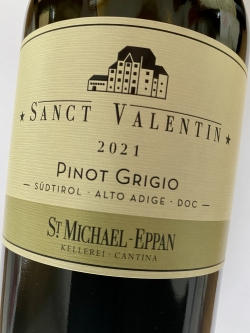 St. Michael Eppan, Pinot Grigio Sanct Valentin 2021